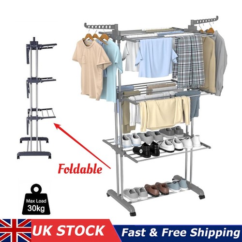 Tier foldable clothes - clothes, airer