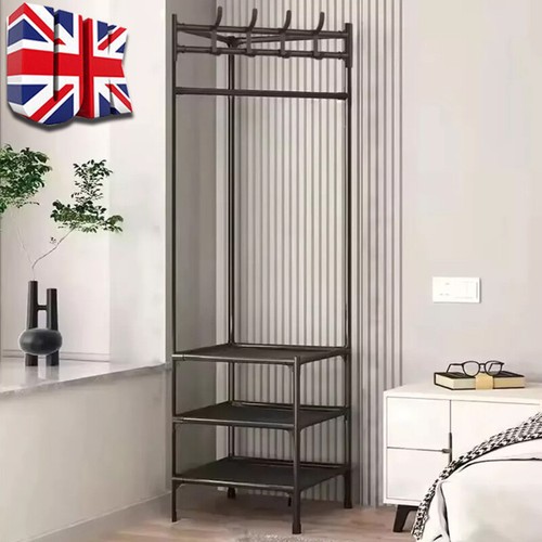 Corner coat stand metal - stand,