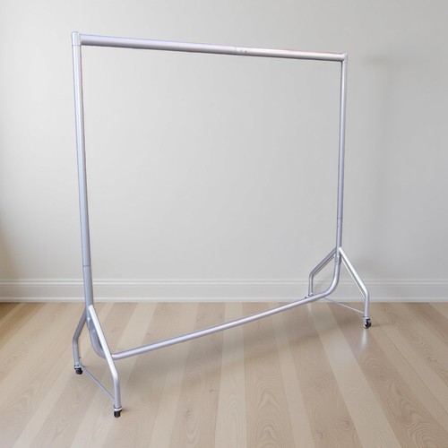 Garment rail silver - garment, duty