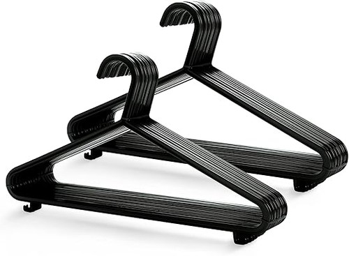 Adult plastic coat hangers - adult,