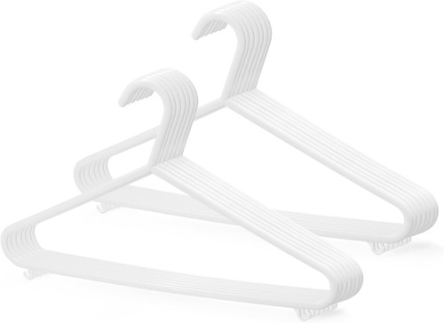 Adult plastic coat - plastic, hangers