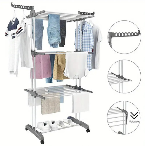 Tier foldable clothes - tier, airer