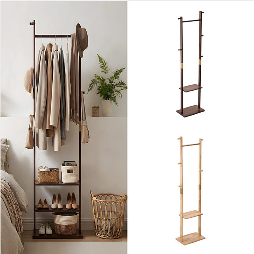 Narrow wooden bamboo clothes - narrow,