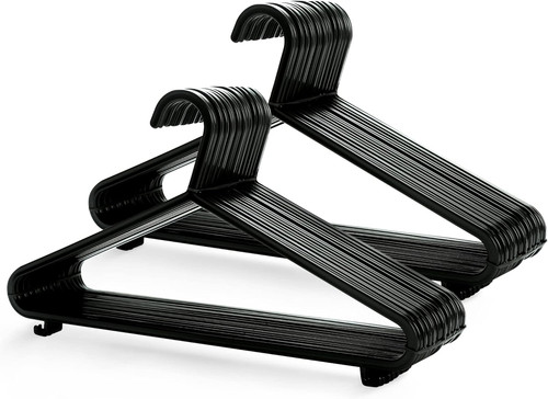 Adult plastic coat hangers - adult,