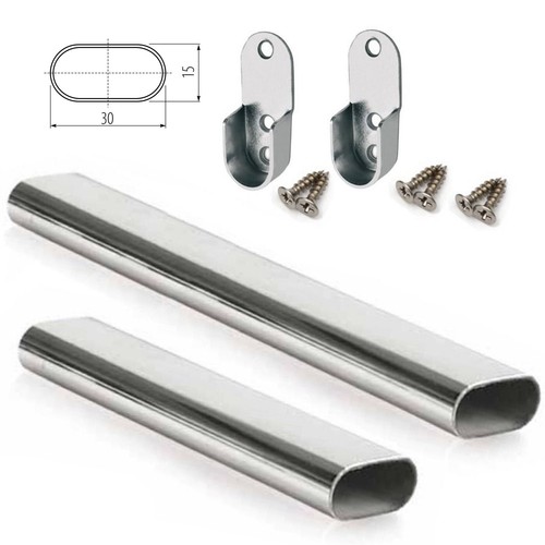 Wardrobe oval hanging - , rail
