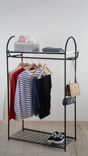 Modern metal garment rack - metal,