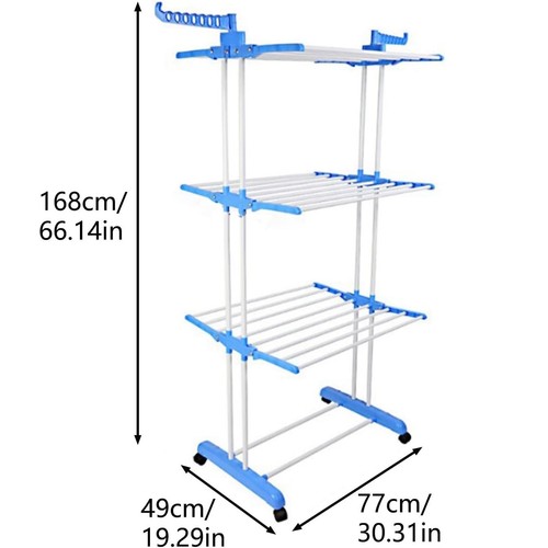 Tier foldable clothes airer - 4-tier,