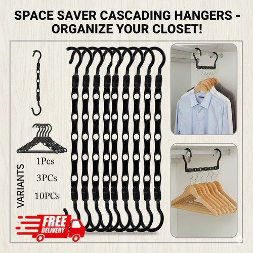 10x space saving hangers multi - hangers,