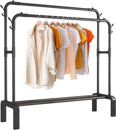 Double clothing rail - clothing,
