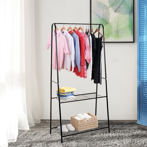 Homcom shaped clothes - a, rack