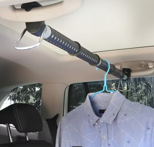 Car clothes hanger bar - car,