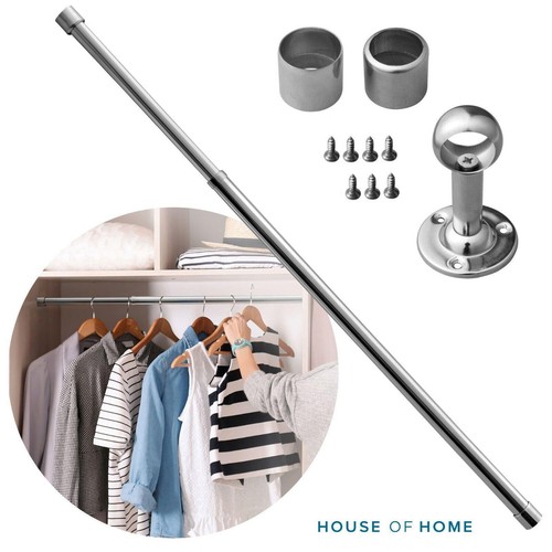 Extendable wardrobe pole - extendable,