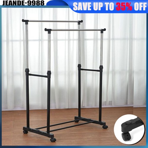 Heavy duty single - rail, clothes