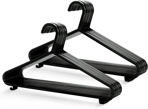 Adult plastic coat hangers - plastic,