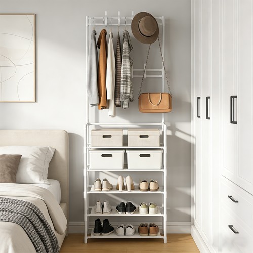 Metal coat hat stand - hat, 8