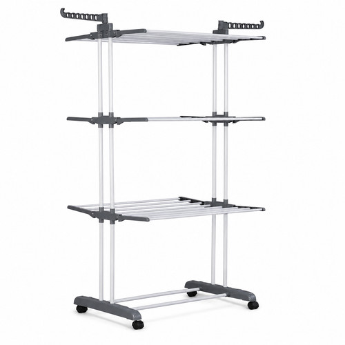 Foldable clothes airer tier - airer,