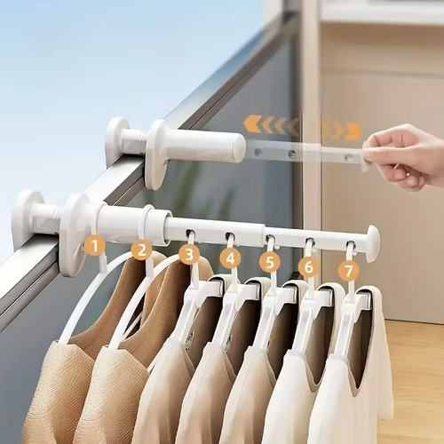 Extendable window clothes - extendable,