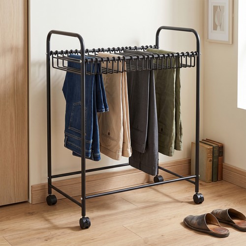 Pants rack stand with - pants,