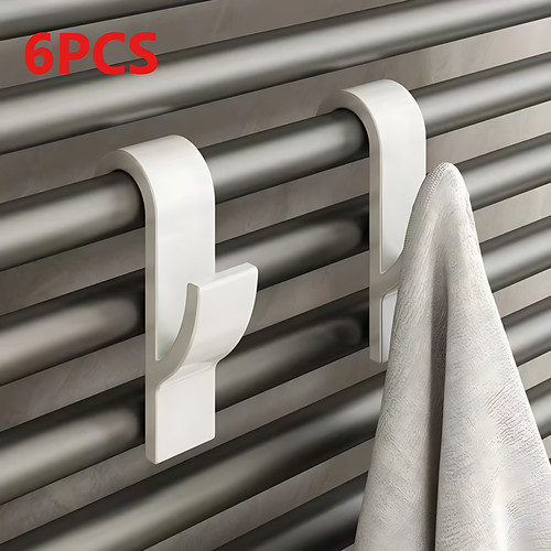 6pcs radiator towel hooks - 2/6pcs,